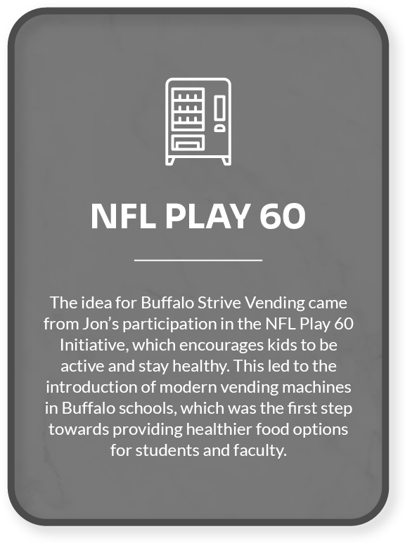 Buffalo and New York nfl play 60 and vending machines